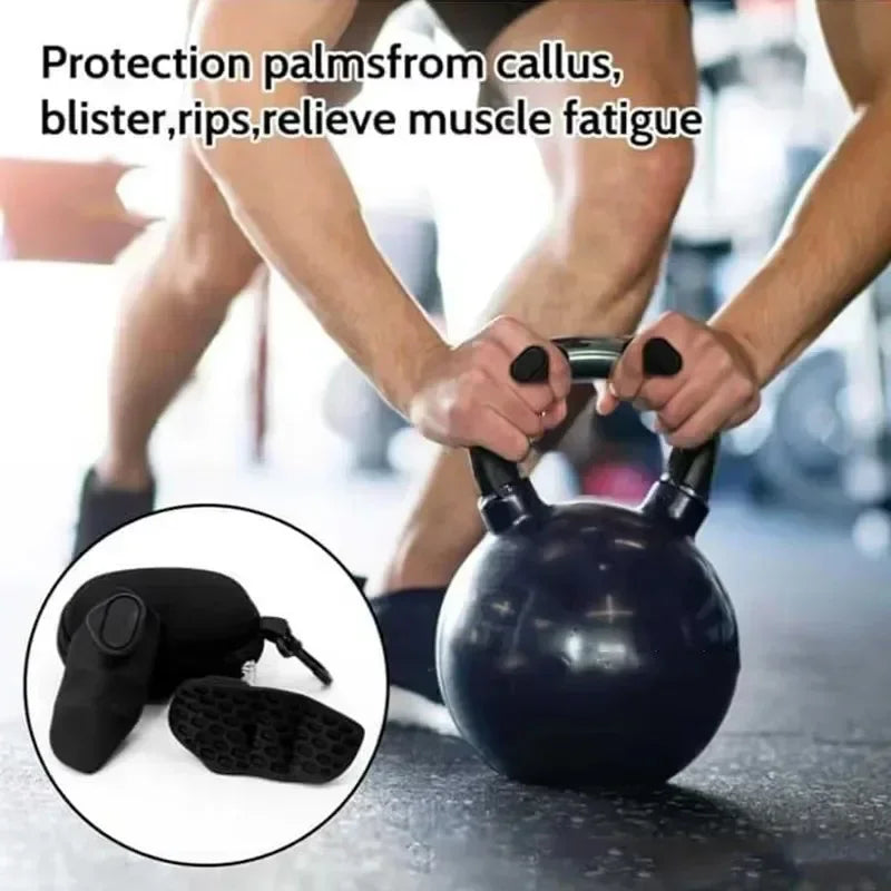 Weight Lifting Grips Gym Hand Grips Lightweight Sturdy Fingerless For Bodybuilding Crossfit Training Fitness Non-Slip Design