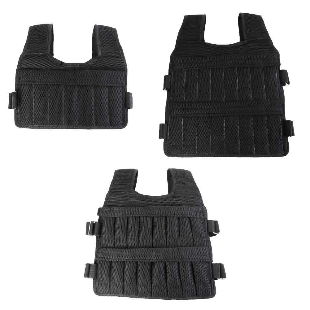 3/15/35kg Weight Training Suit Empty Bag Fitness Running Vest Adjustable Weight Jacket Workout Equipment for Workout Jogging